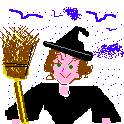 Miss TVC as a Witch
